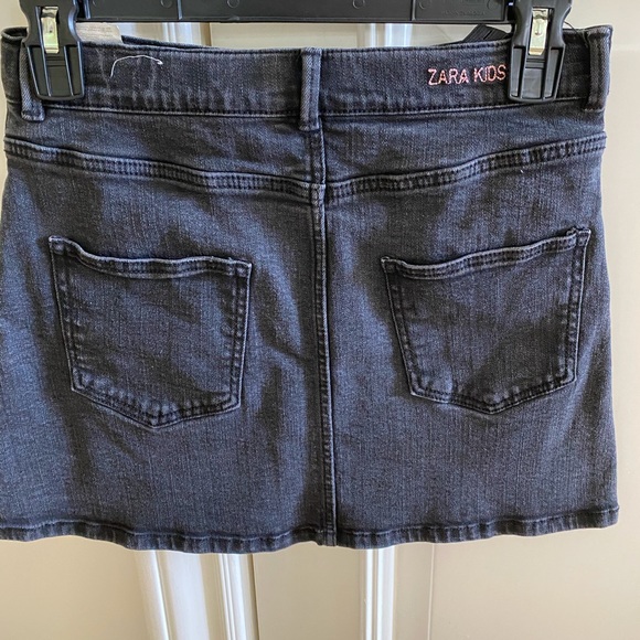 Zara girls denim jean skirt - Picture 2 of 3